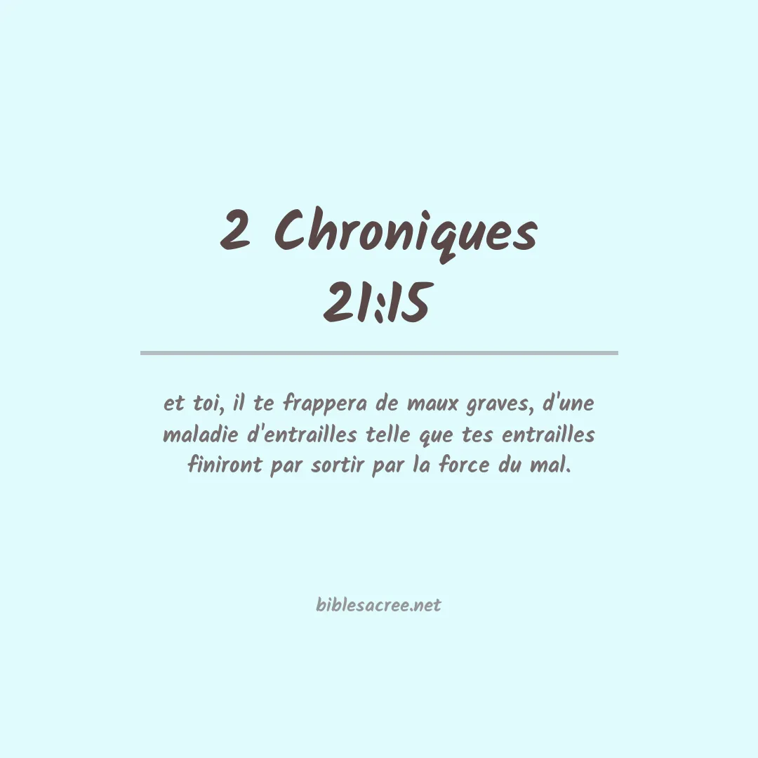 2 Chroniques - 21:15