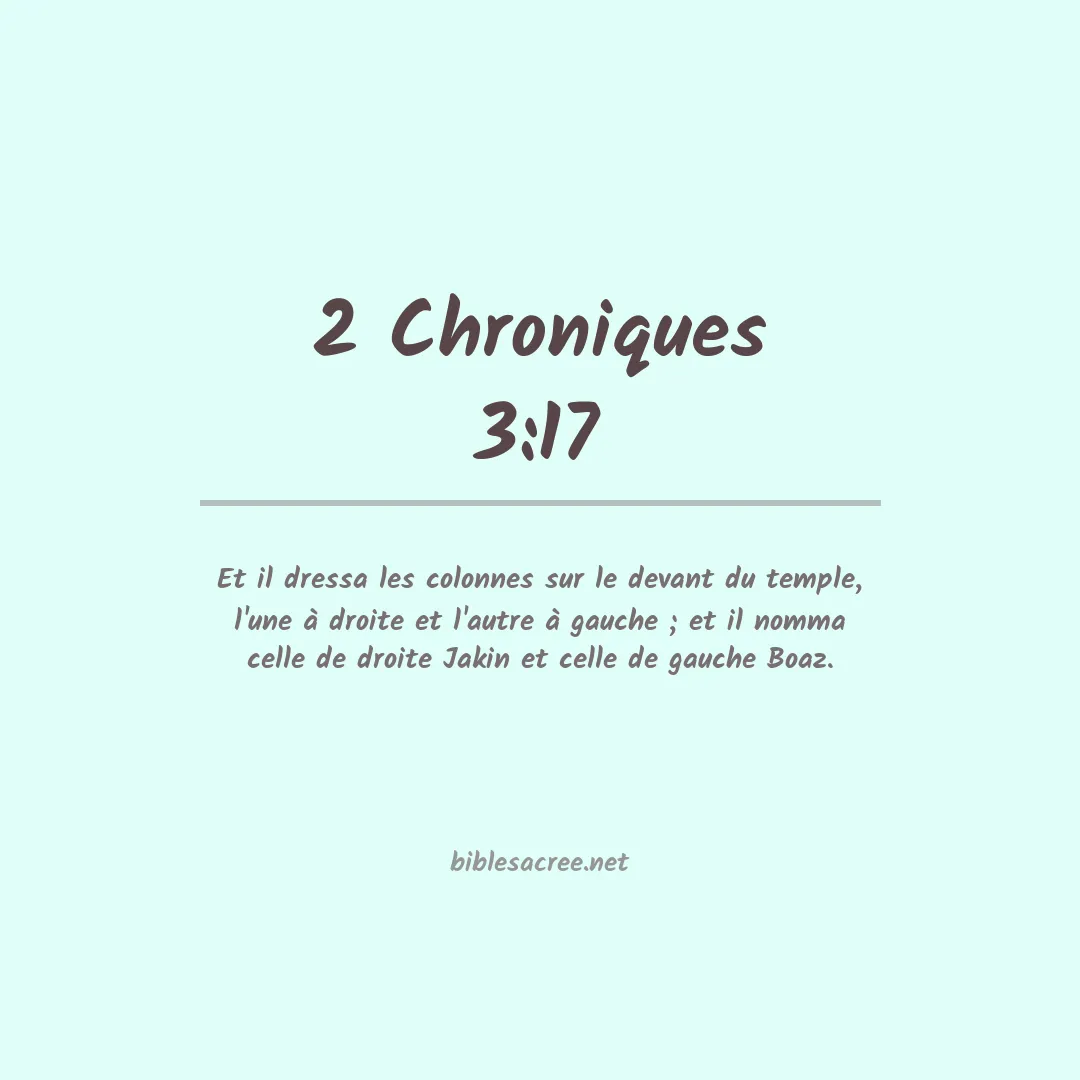 2 Chroniques - 3:17