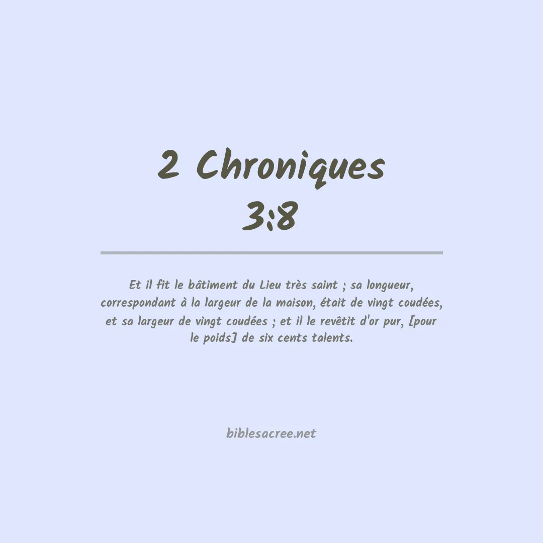 2 Chroniques - 3:8