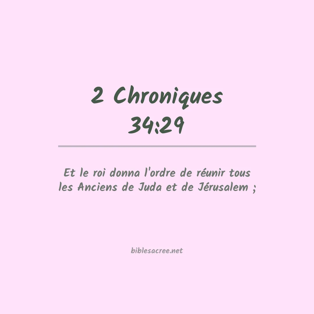 2 Chroniques - 34:29