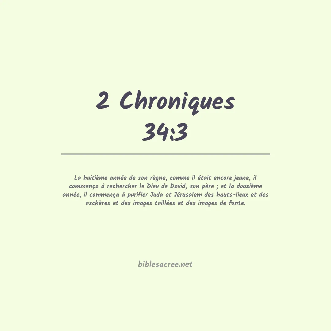 2 Chroniques - 34:3