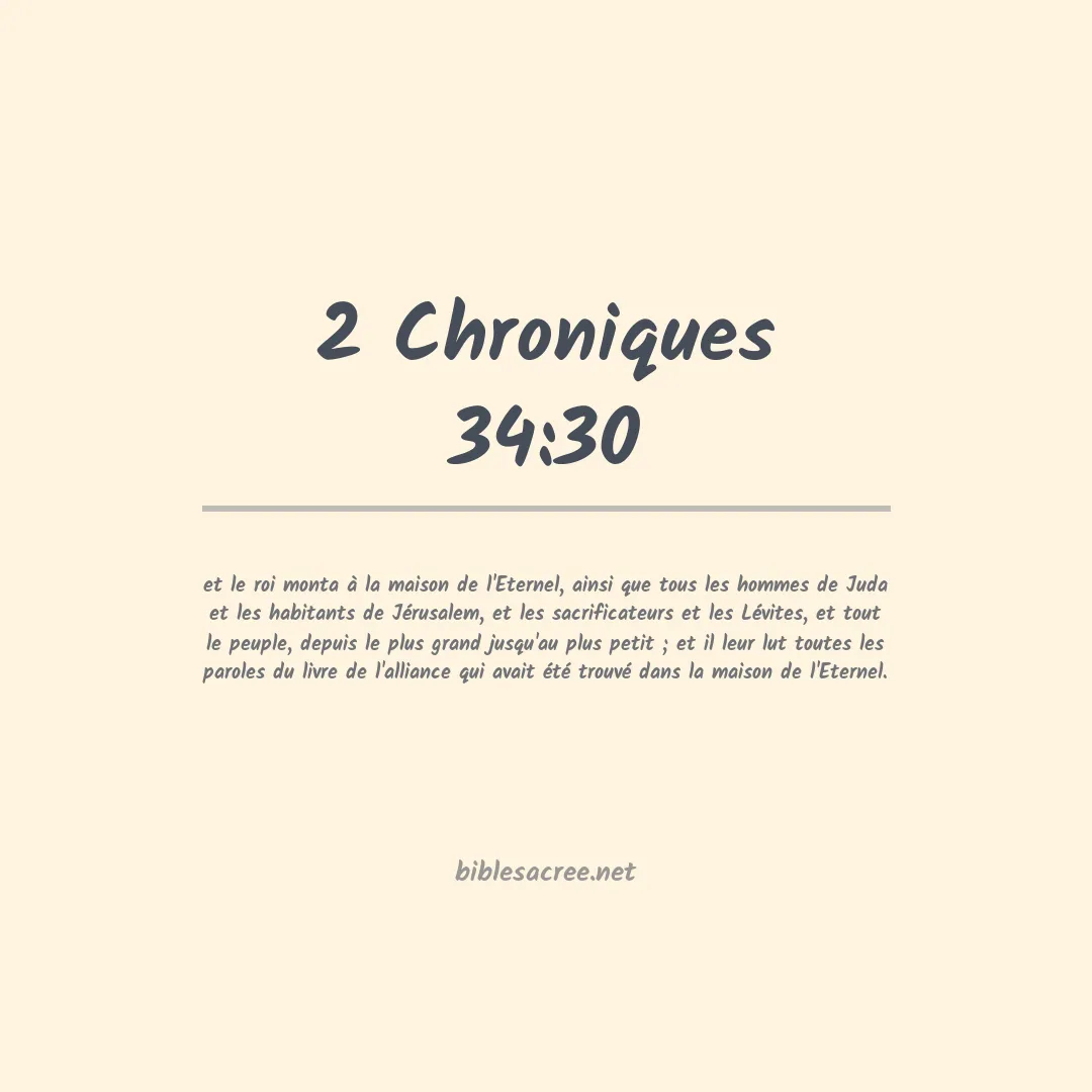 2 Chroniques - 34:30
