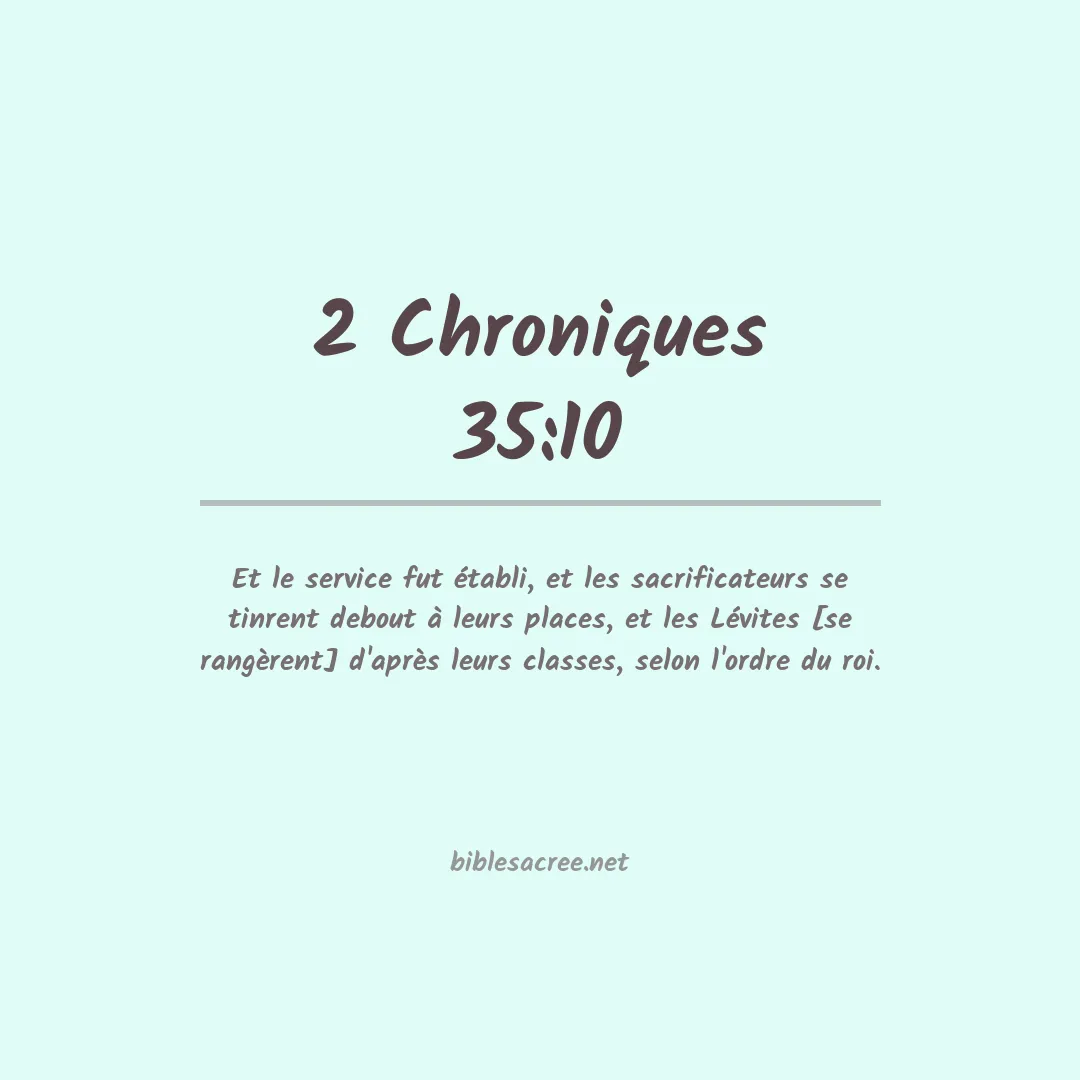 2 Chroniques - 35:10