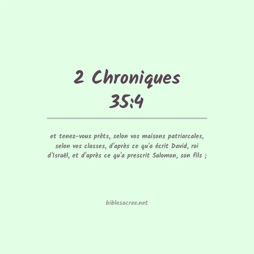 2 Chroniques - 35:4