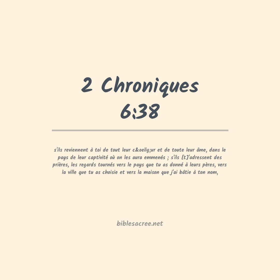 2 Chroniques - 6:38