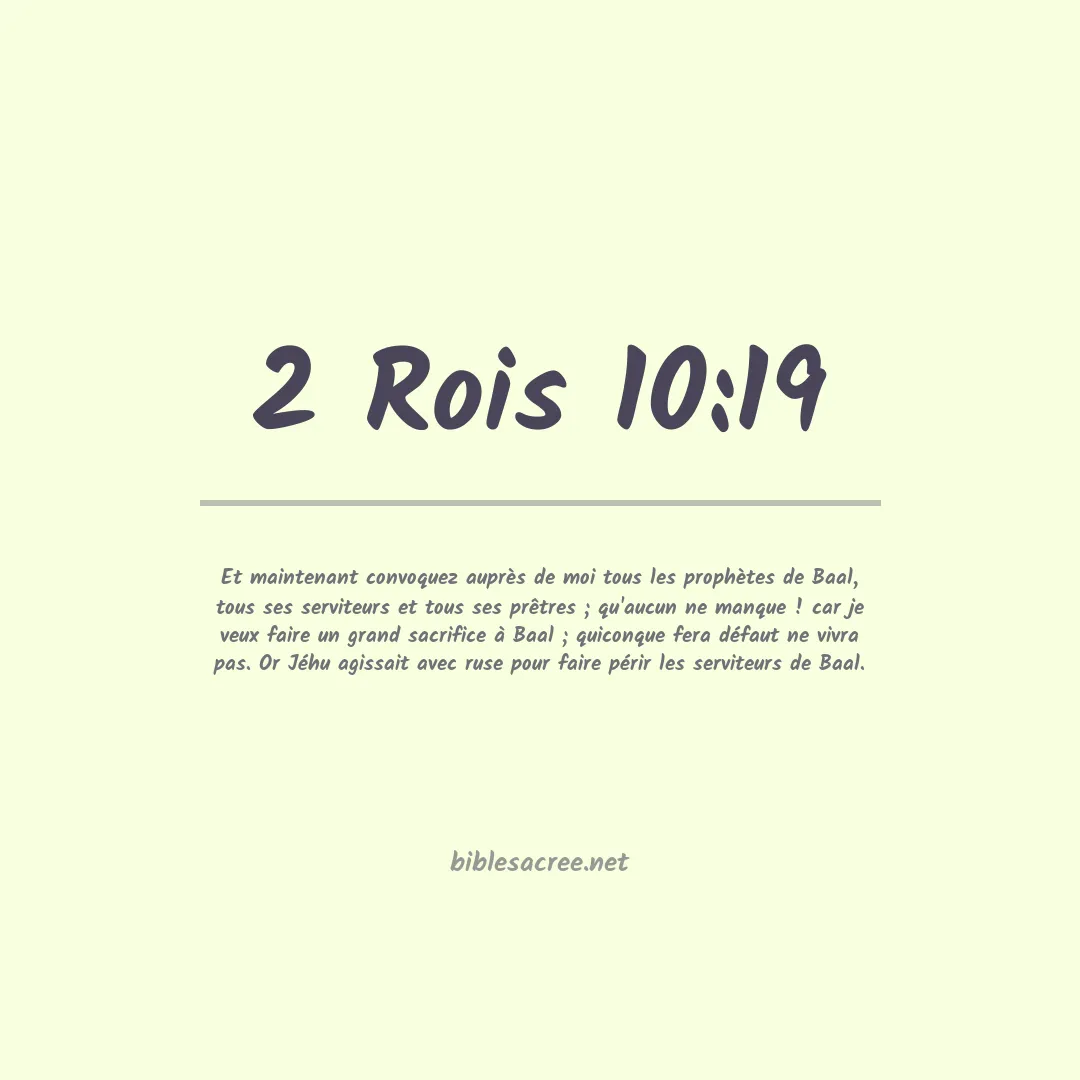 2 Rois - 10:19