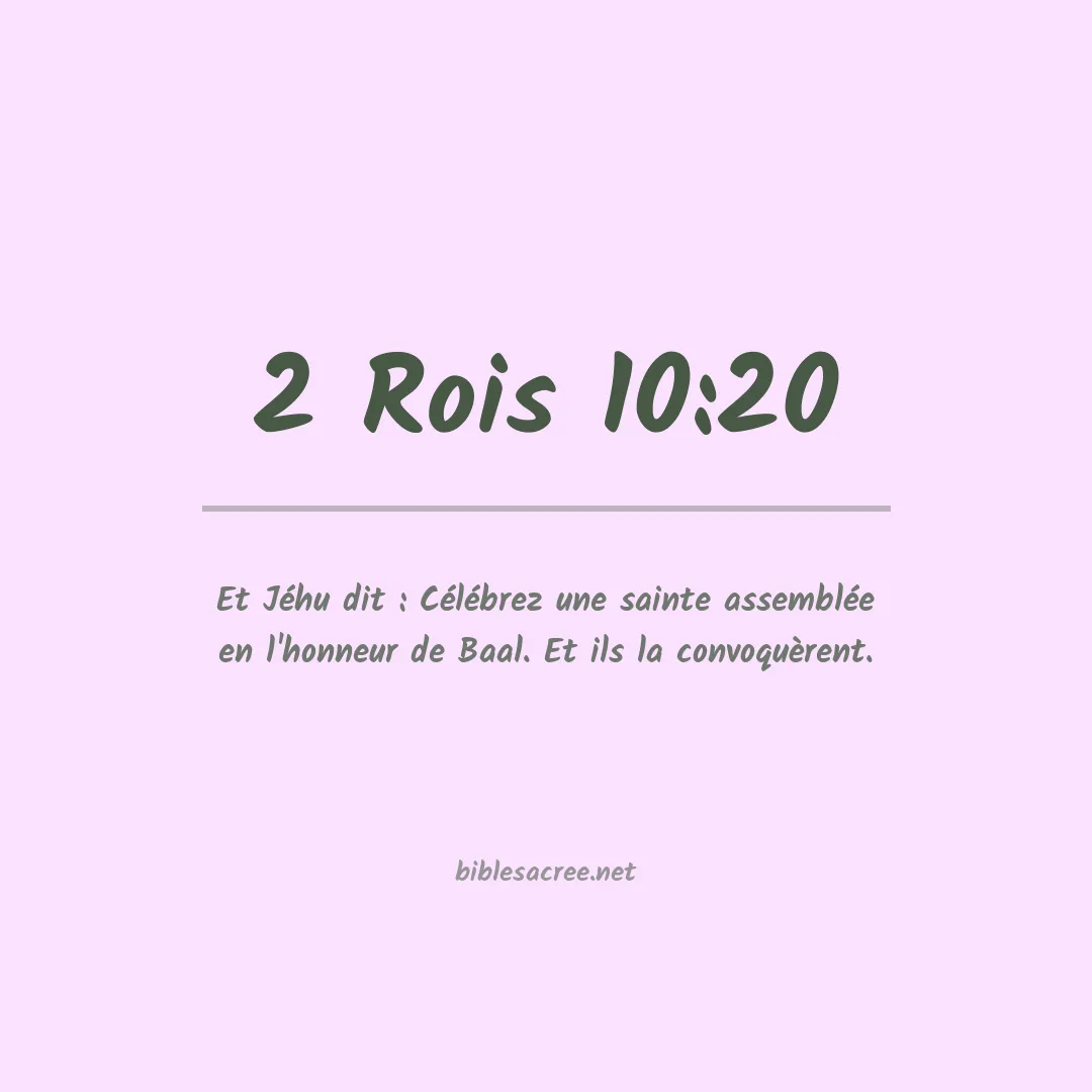 2 Rois - 10:20