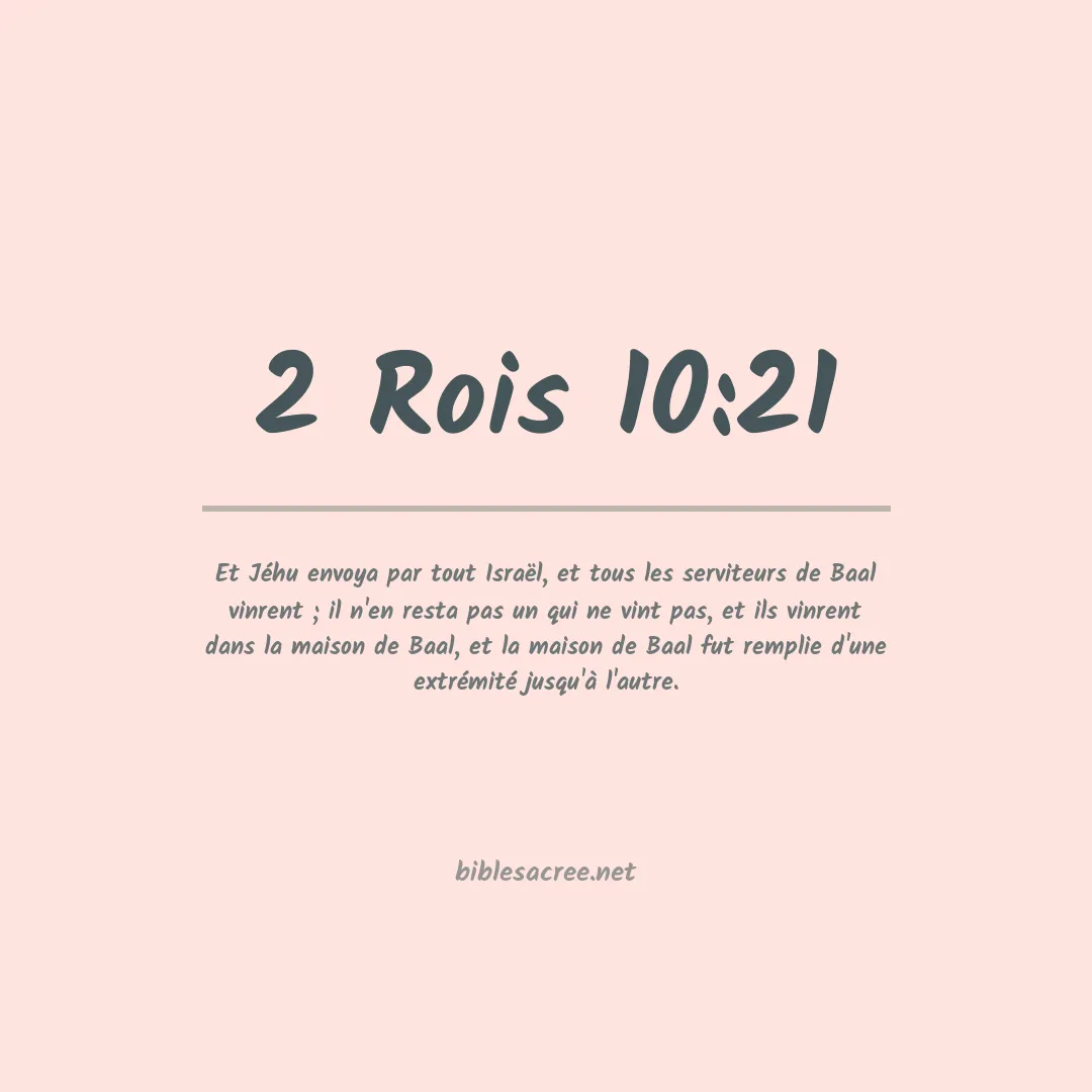 2 Rois - 10:21