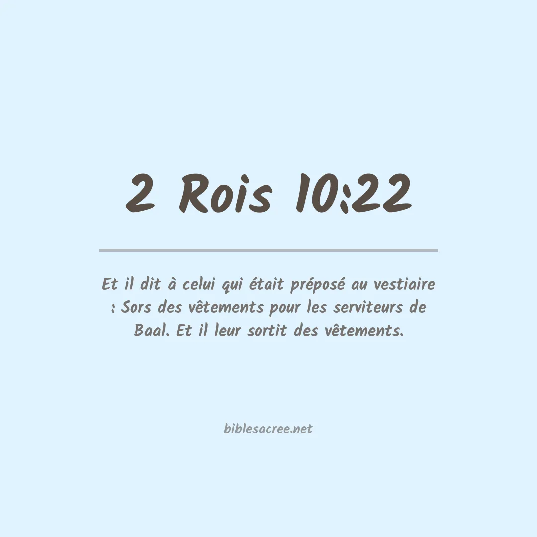 2 Rois - 10:22