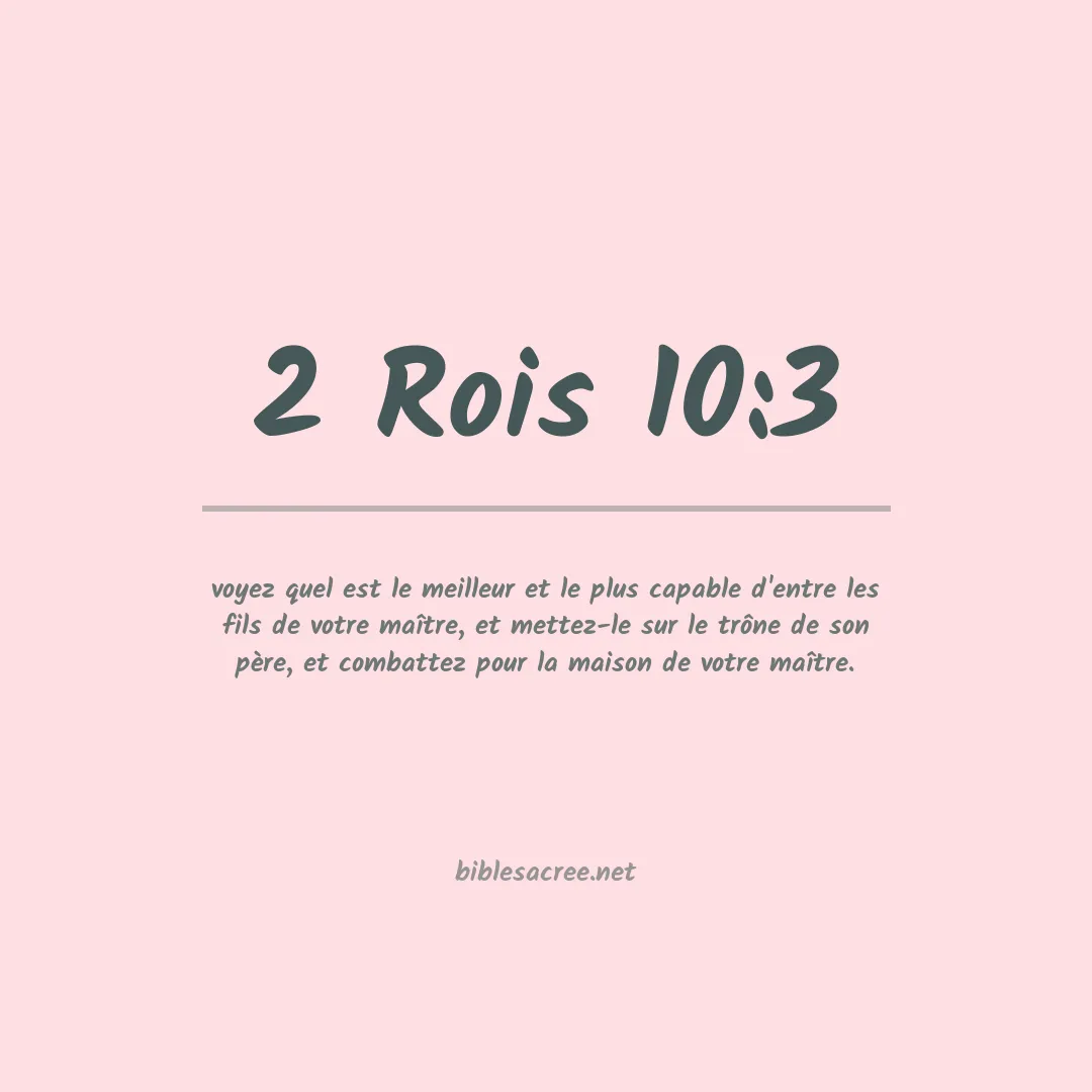 2 Rois - 10:3