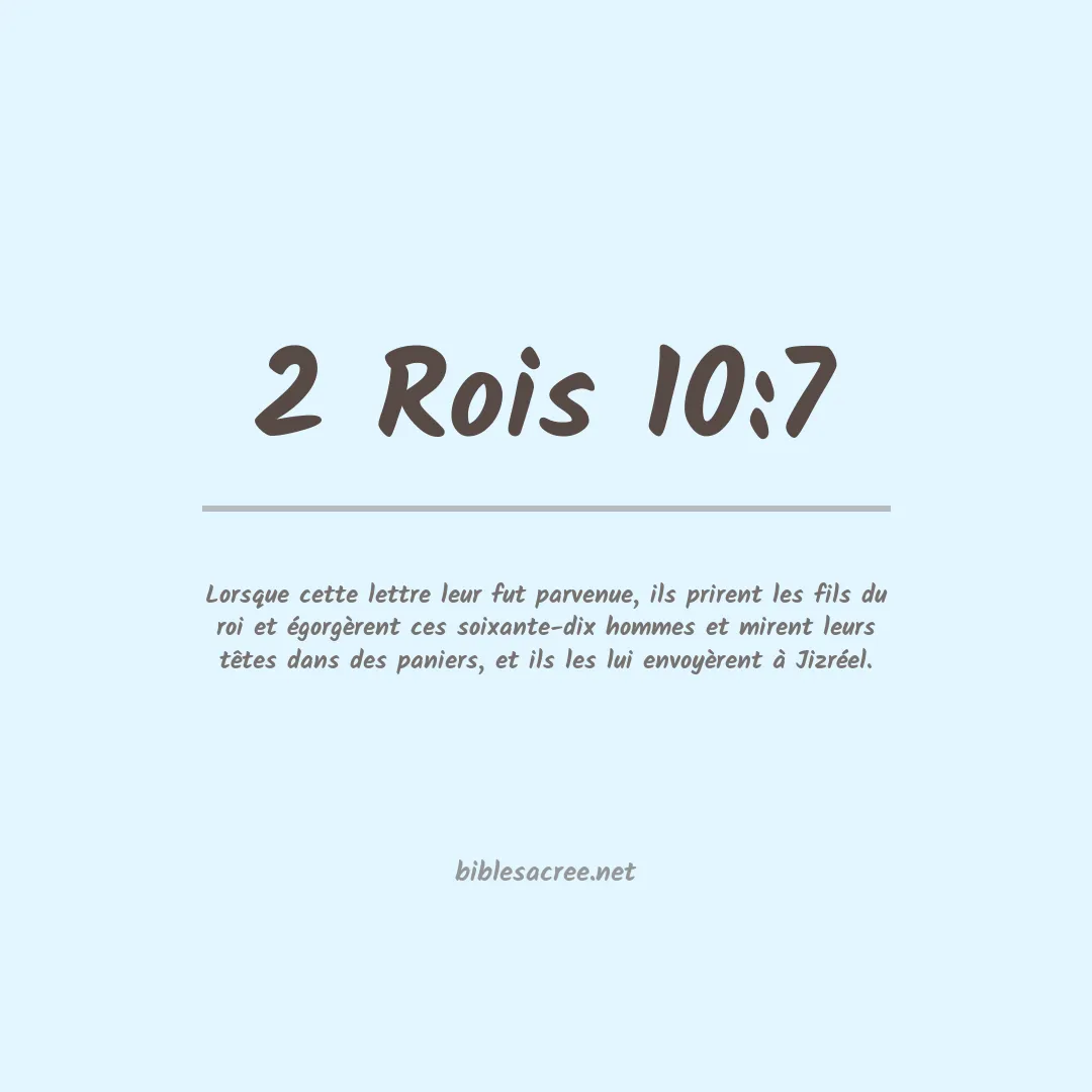 2 Rois - 10:7