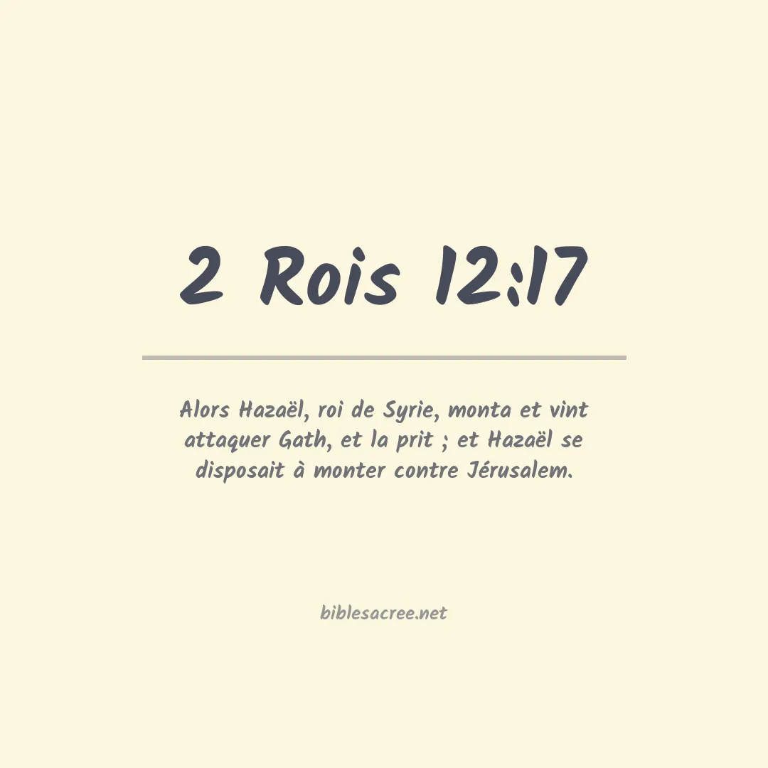 2 Rois - 12:17