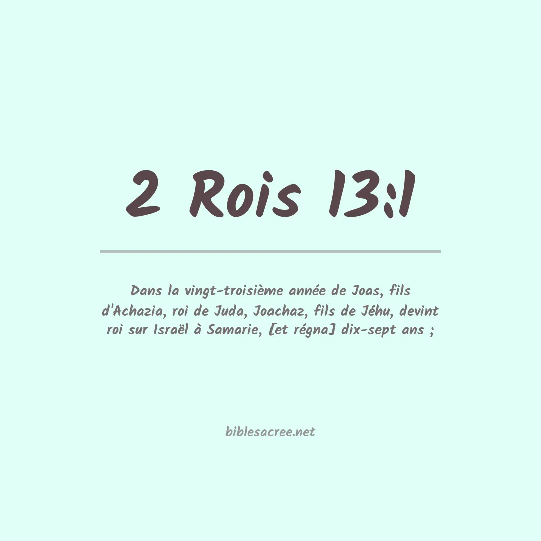2 Rois - 13:1