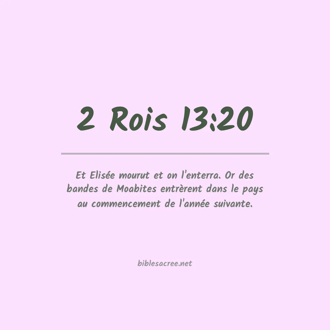 2 Rois - 13:20