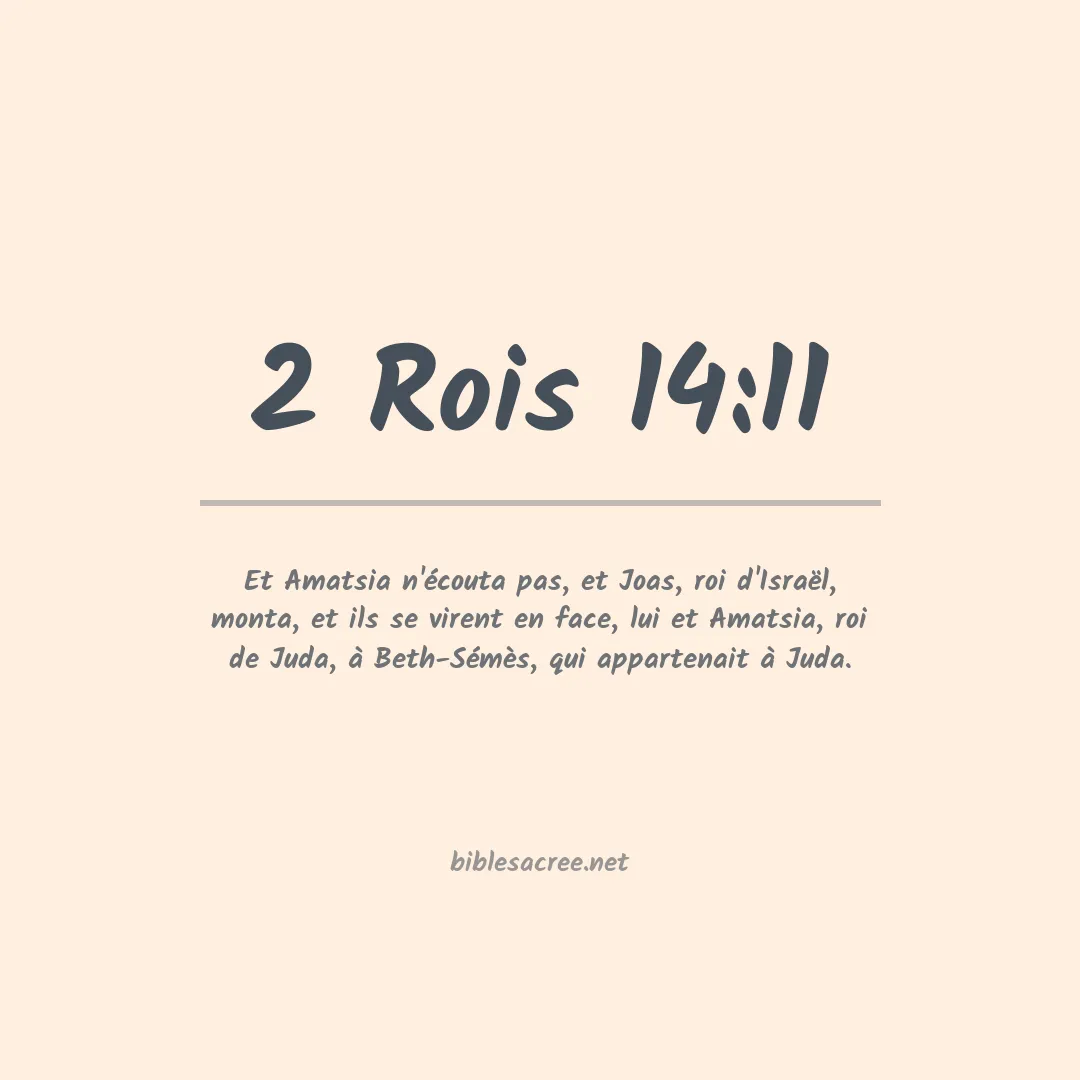 2 Rois - 14:11