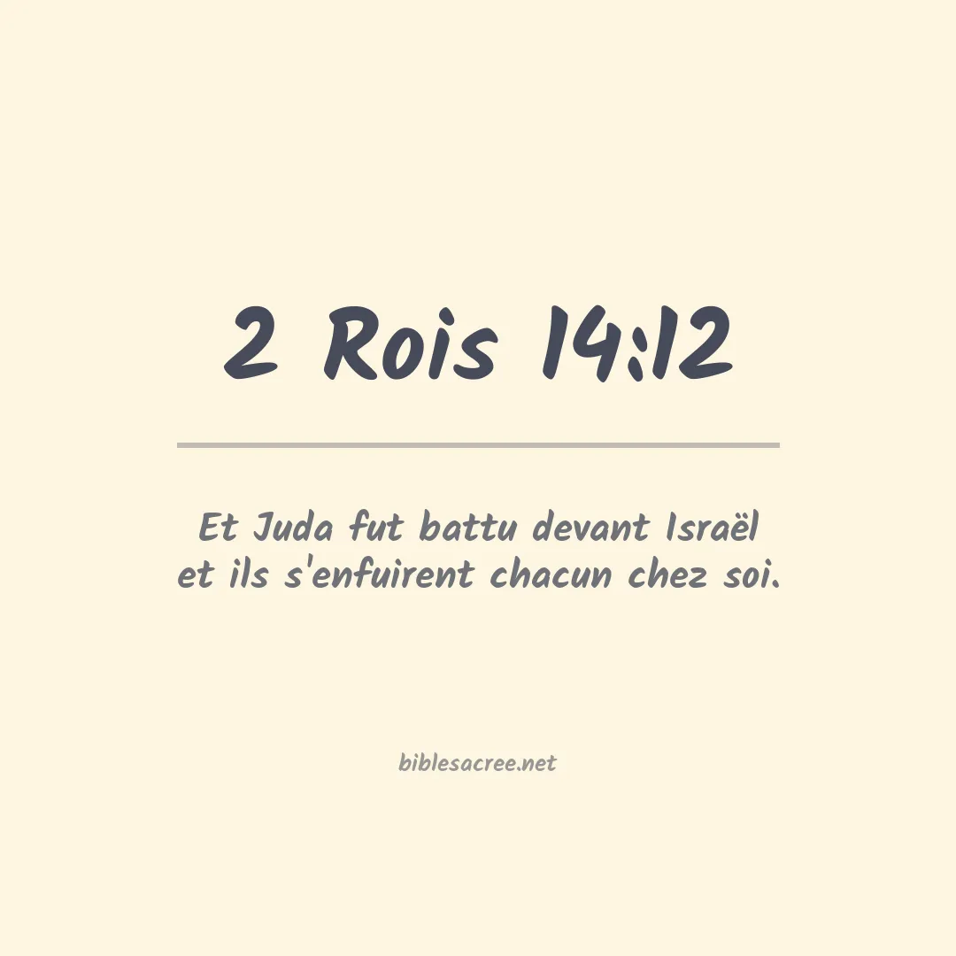 2 Rois - 14:12