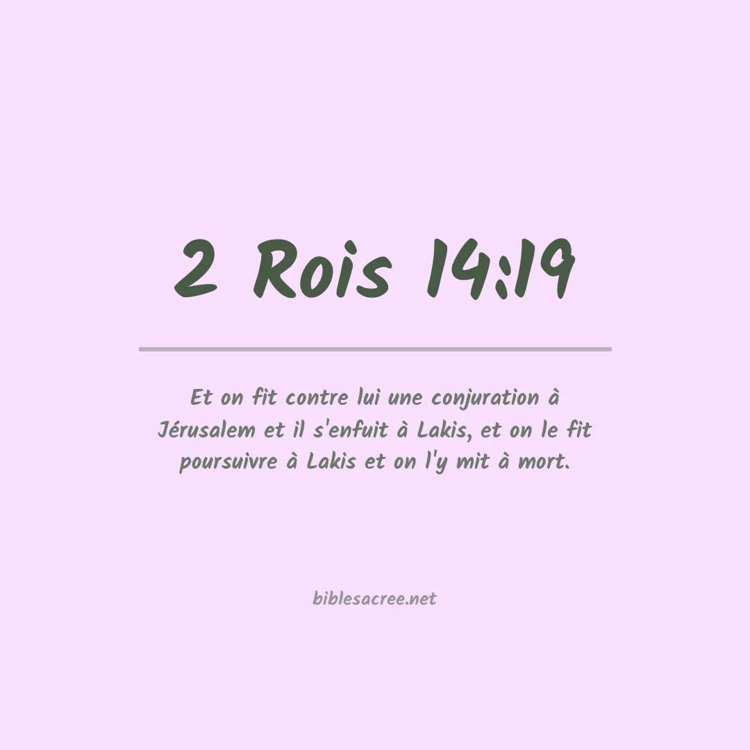 2 Rois - 14:19