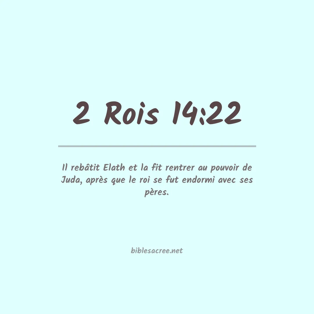 2 Rois - 14:22