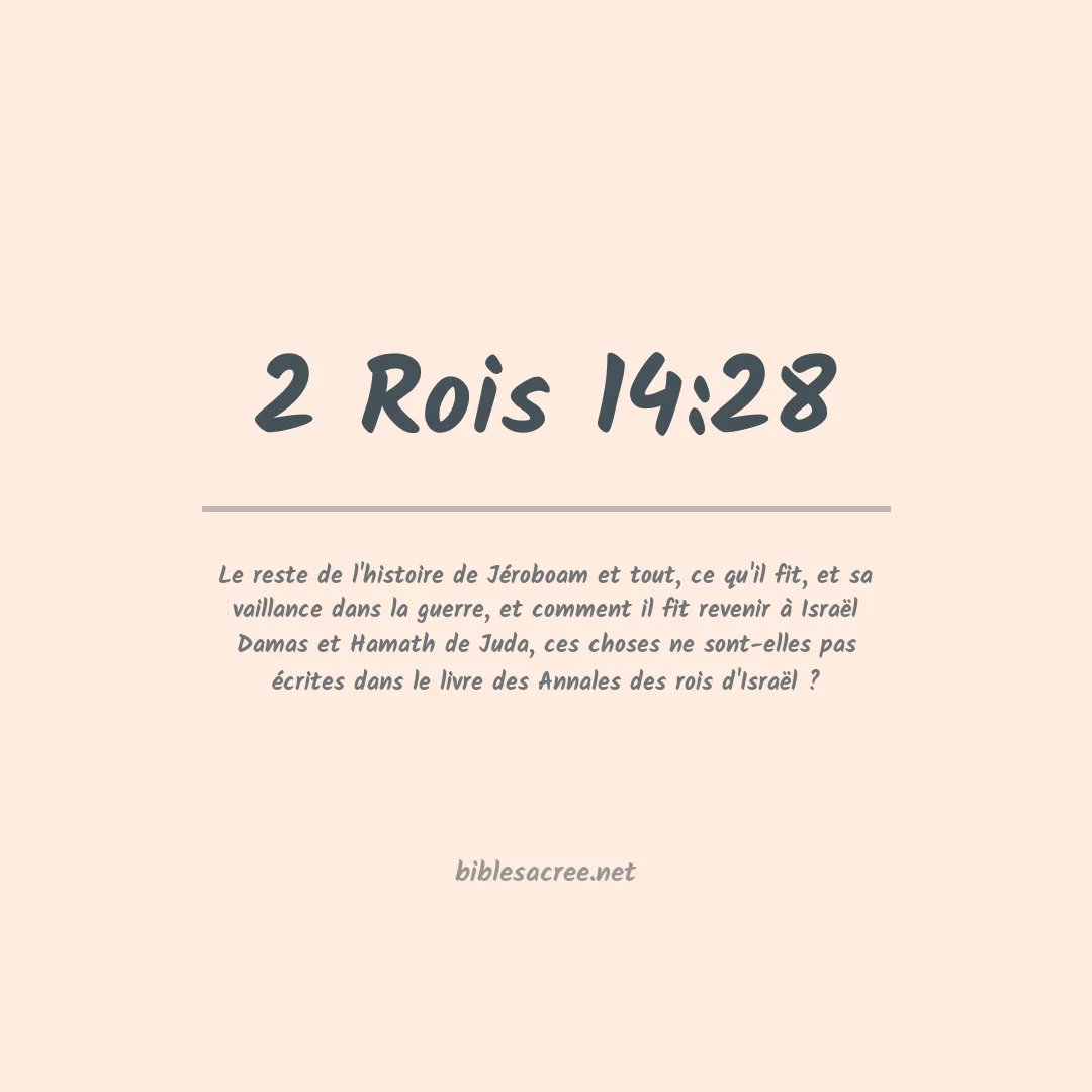 2 Rois - 14:28
