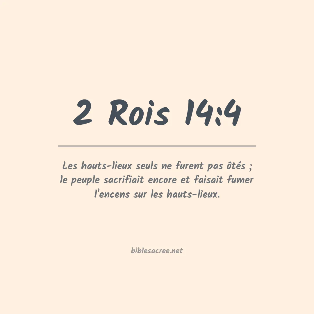 2 Rois - 14:4