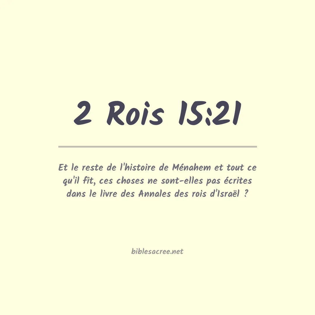 2 Rois - 15:21