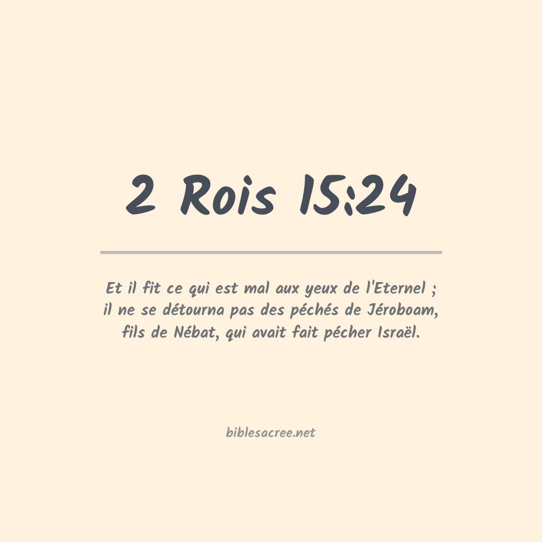 2 Rois - 15:24