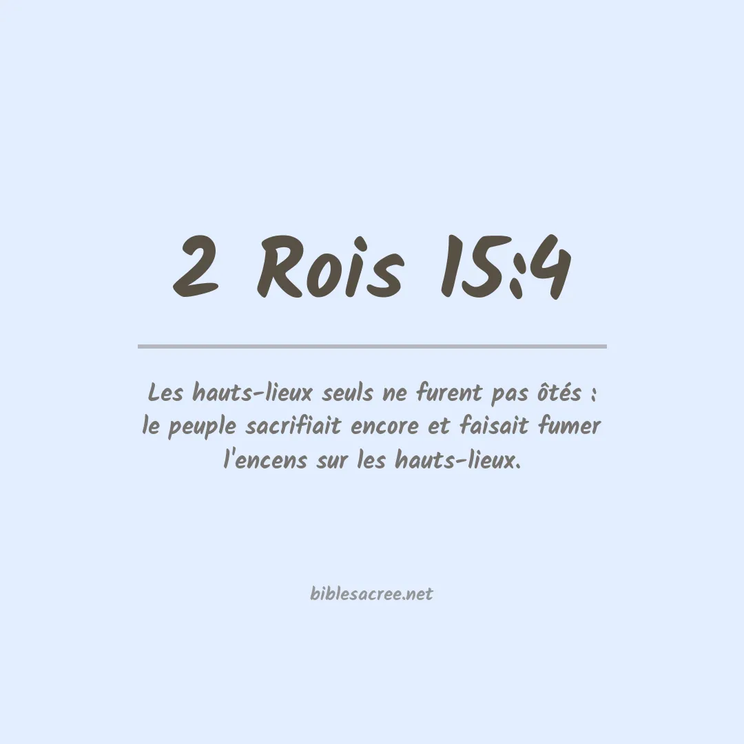 2 Rois - 15:4
