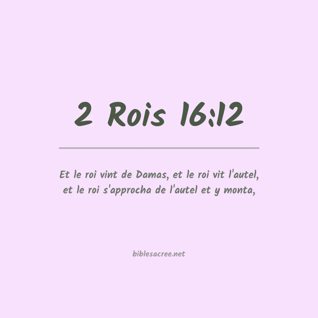 2 Rois - 16:12