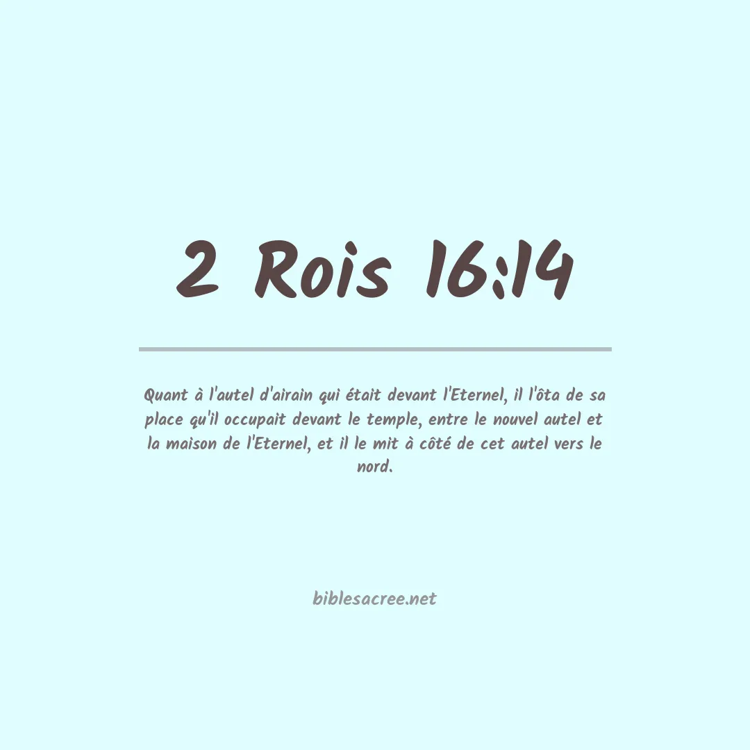 2 Rois - 16:14