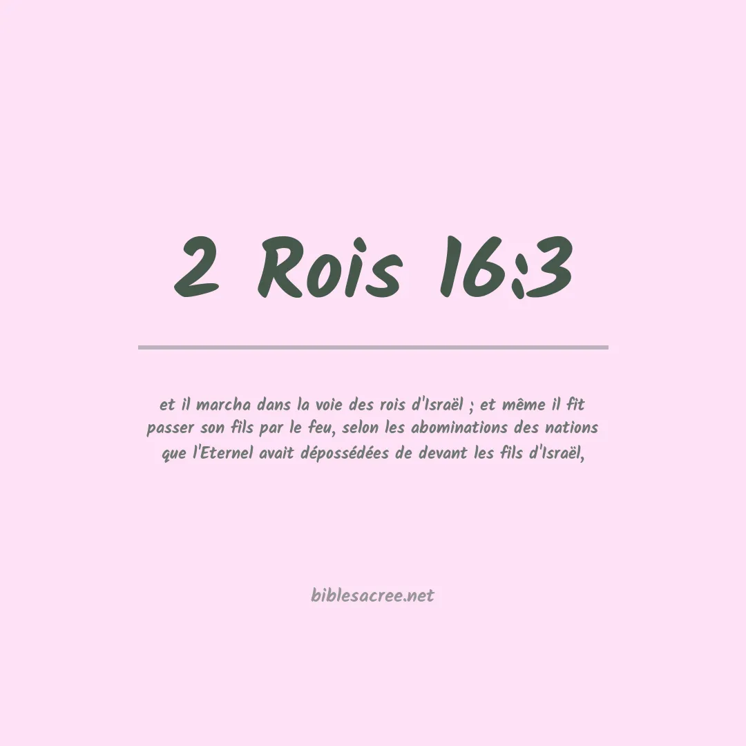2 Rois - 16:3