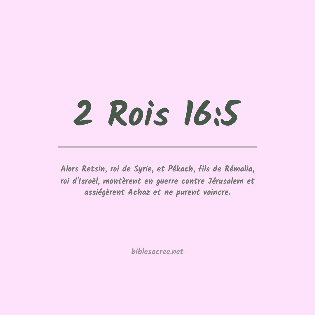 2 Rois - 16:5
