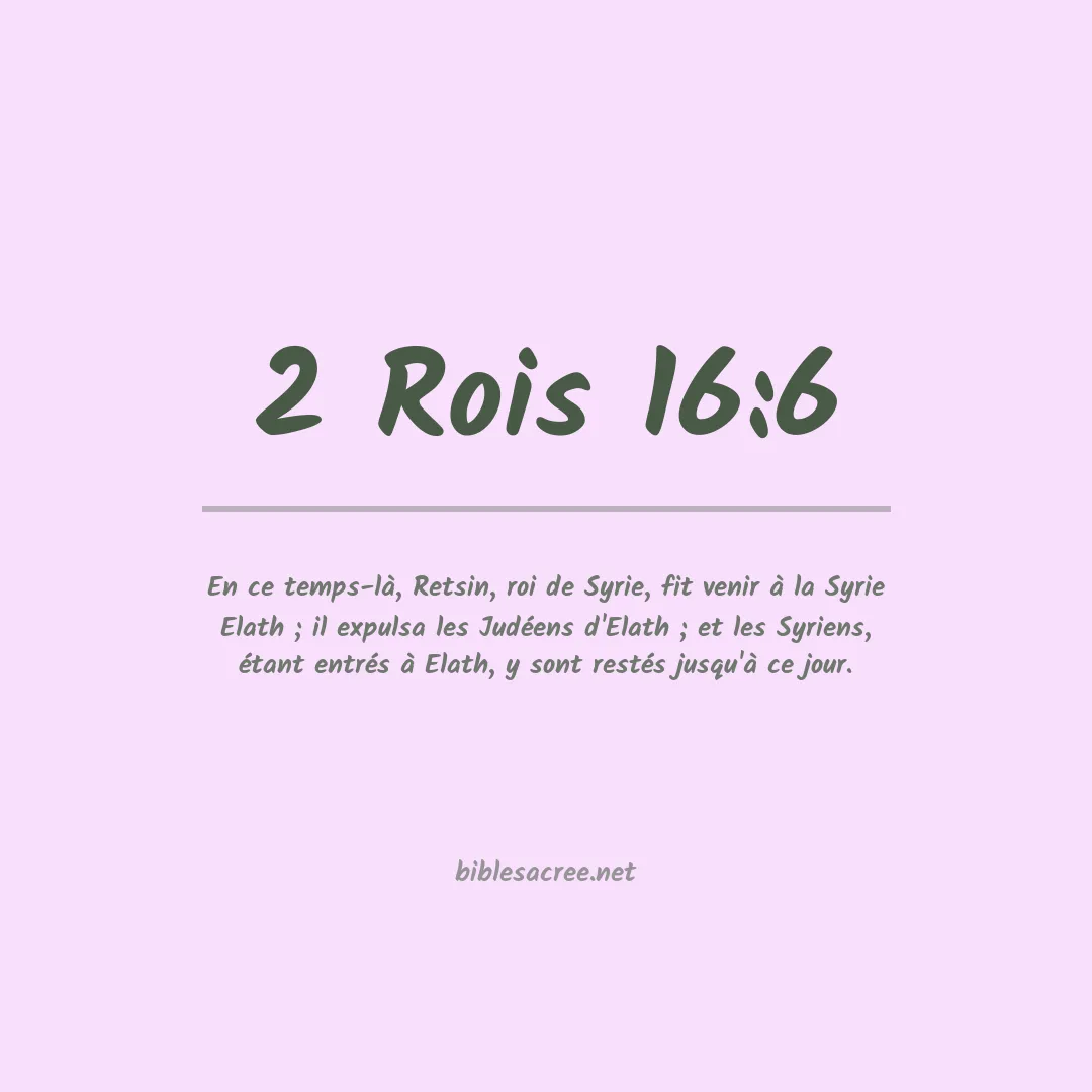 2 Rois - 16:6