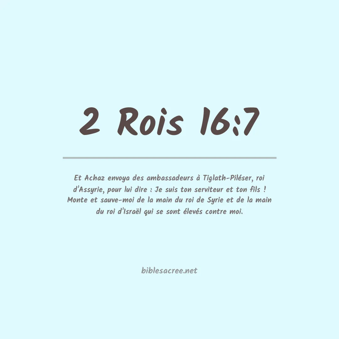 2 Rois - 16:7