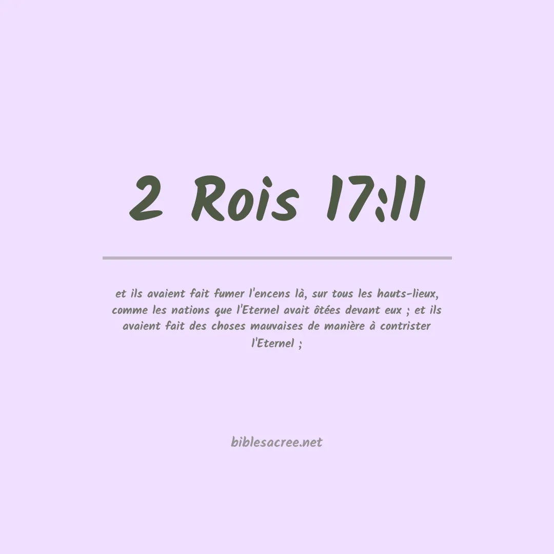 2 Rois - 17:11