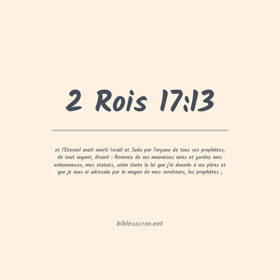 2 Rois - 17:13