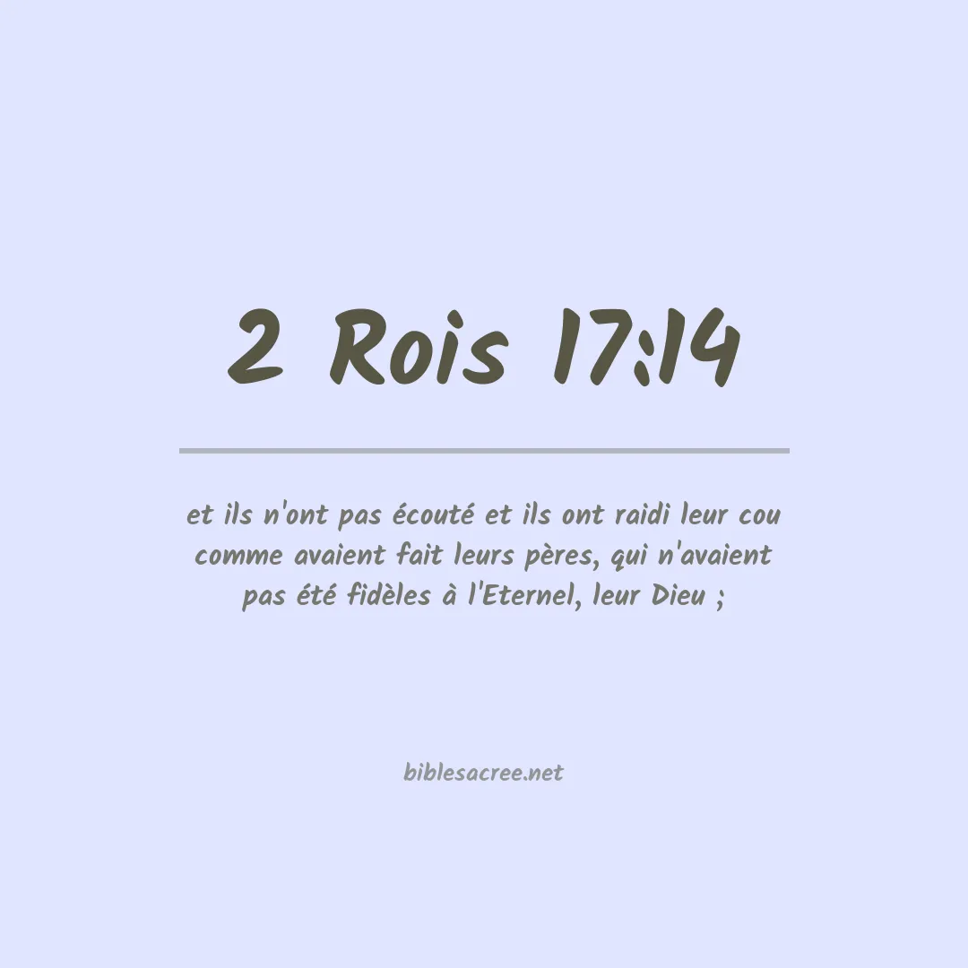2 Rois - 17:14
