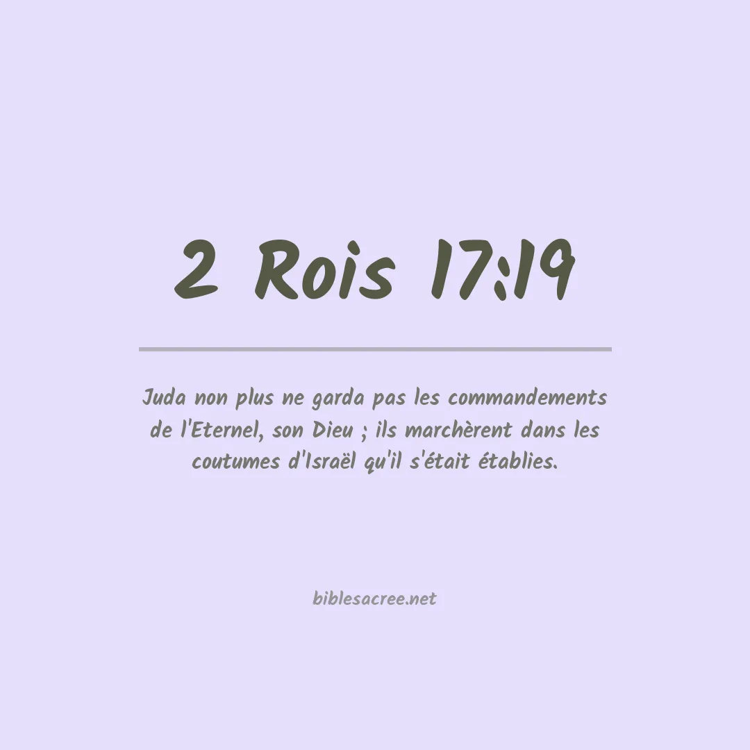 2 Rois - 17:19
