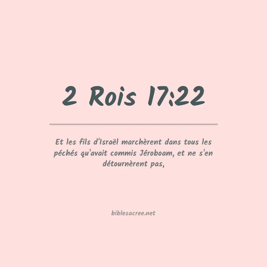 2 Rois - 17:22