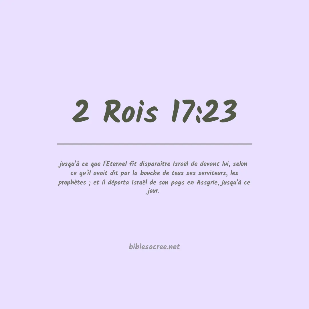 2 Rois - 17:23