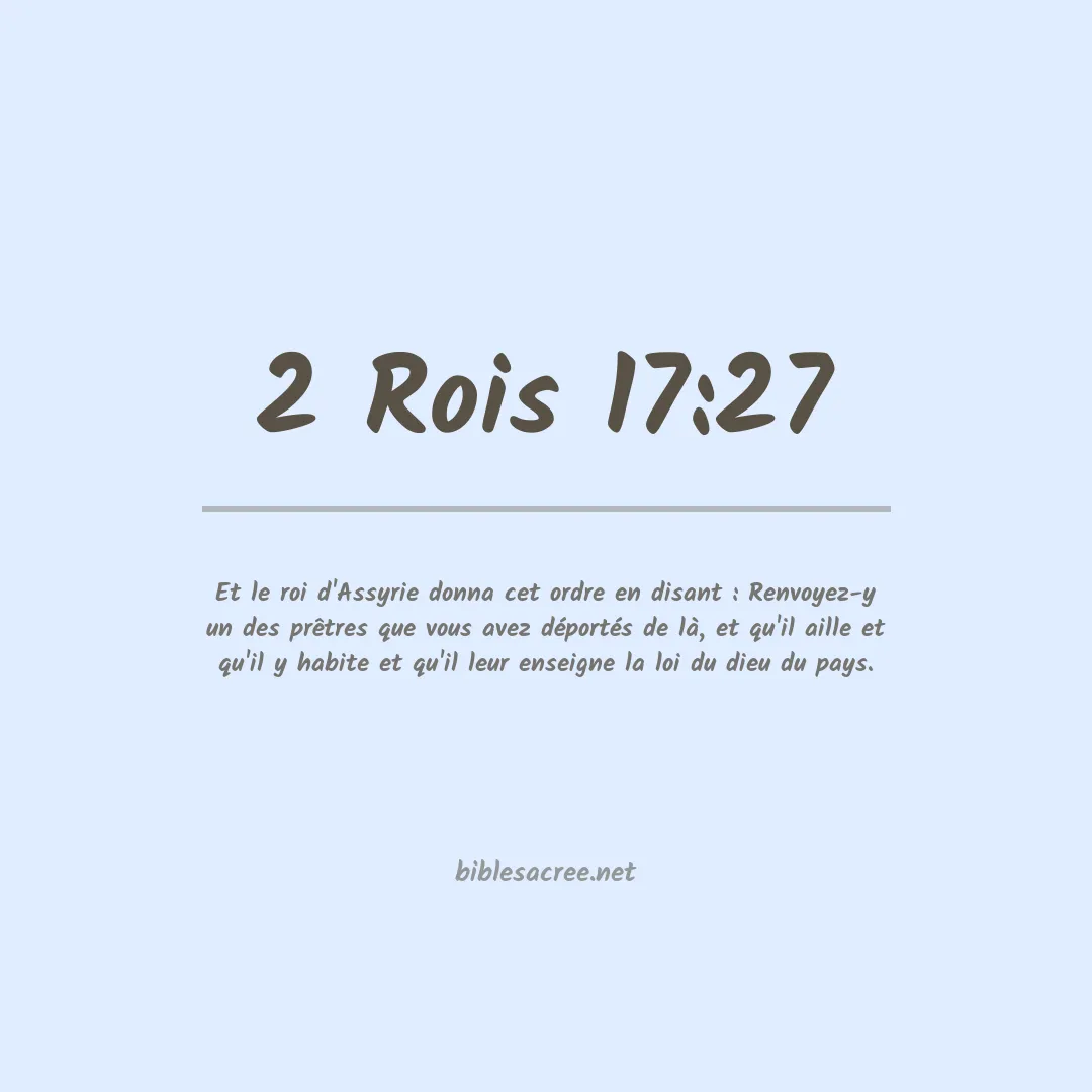 2 Rois - 17:27