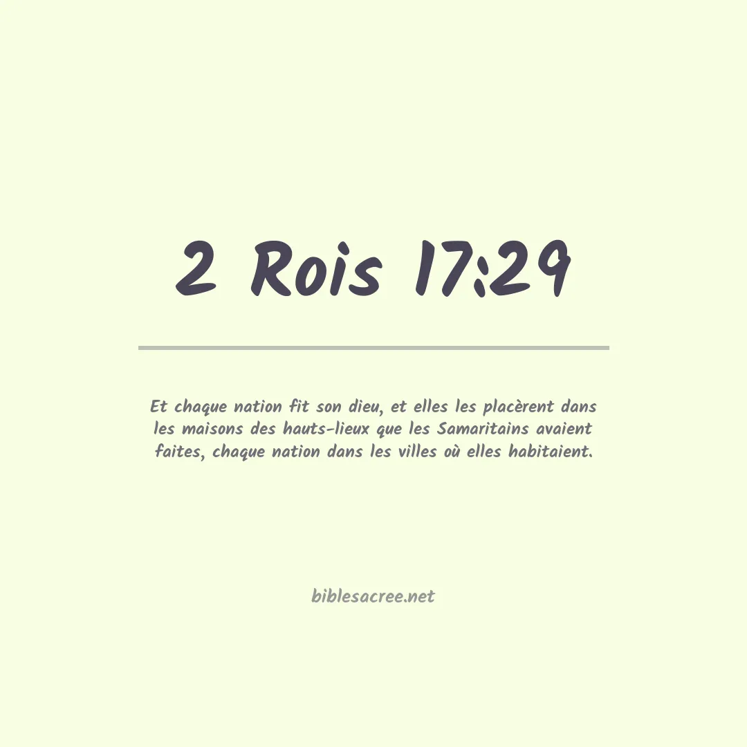 2 Rois - 17:29