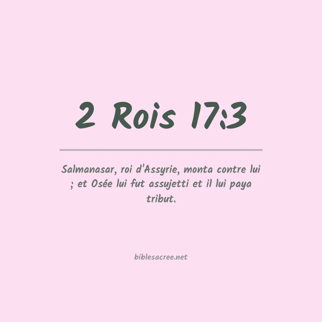 2 Rois - 17:3