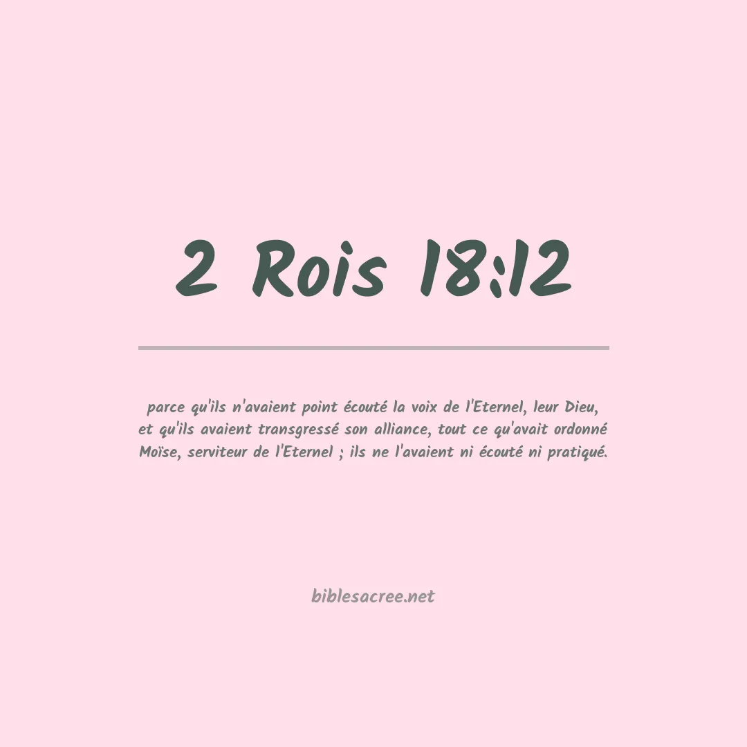 2 Rois - 18:12
