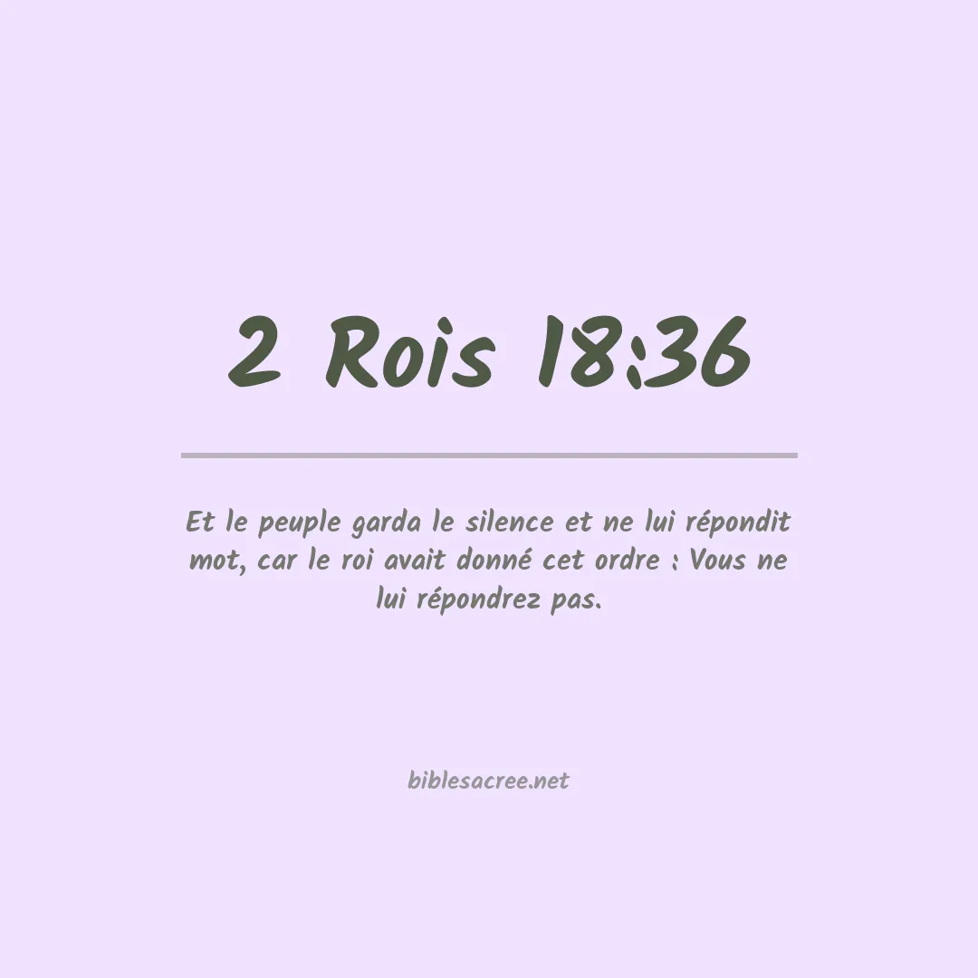 2 Rois - 18:36