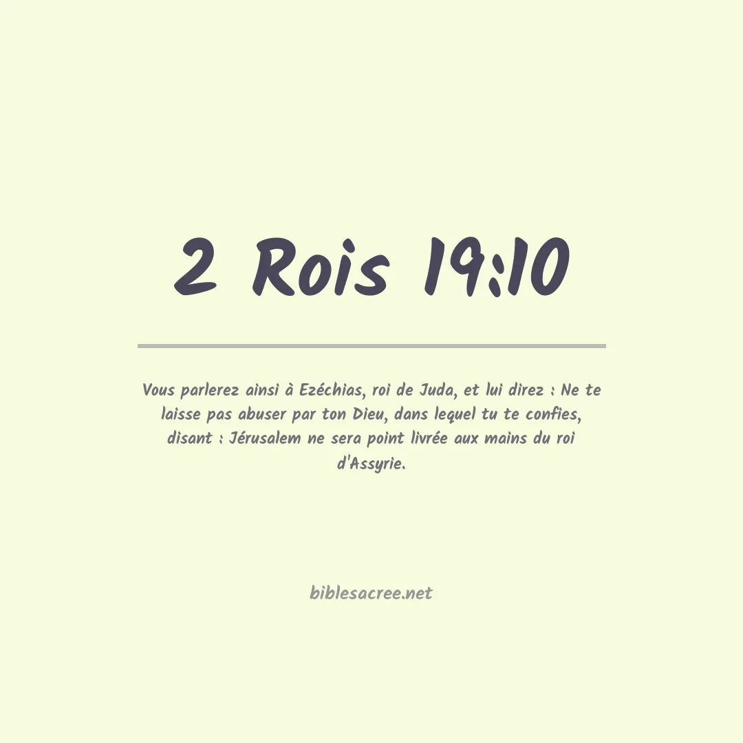 2 Rois - 19:10