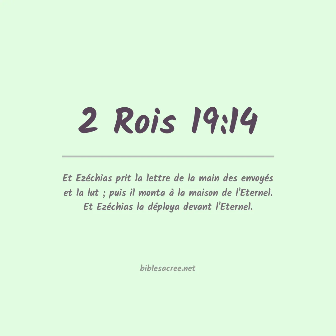 2 Rois - 19:14