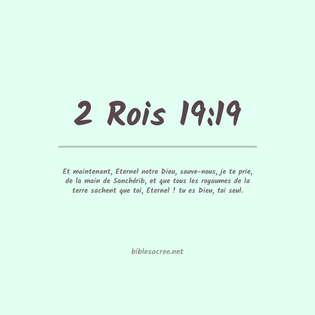 2 Rois - 19:19