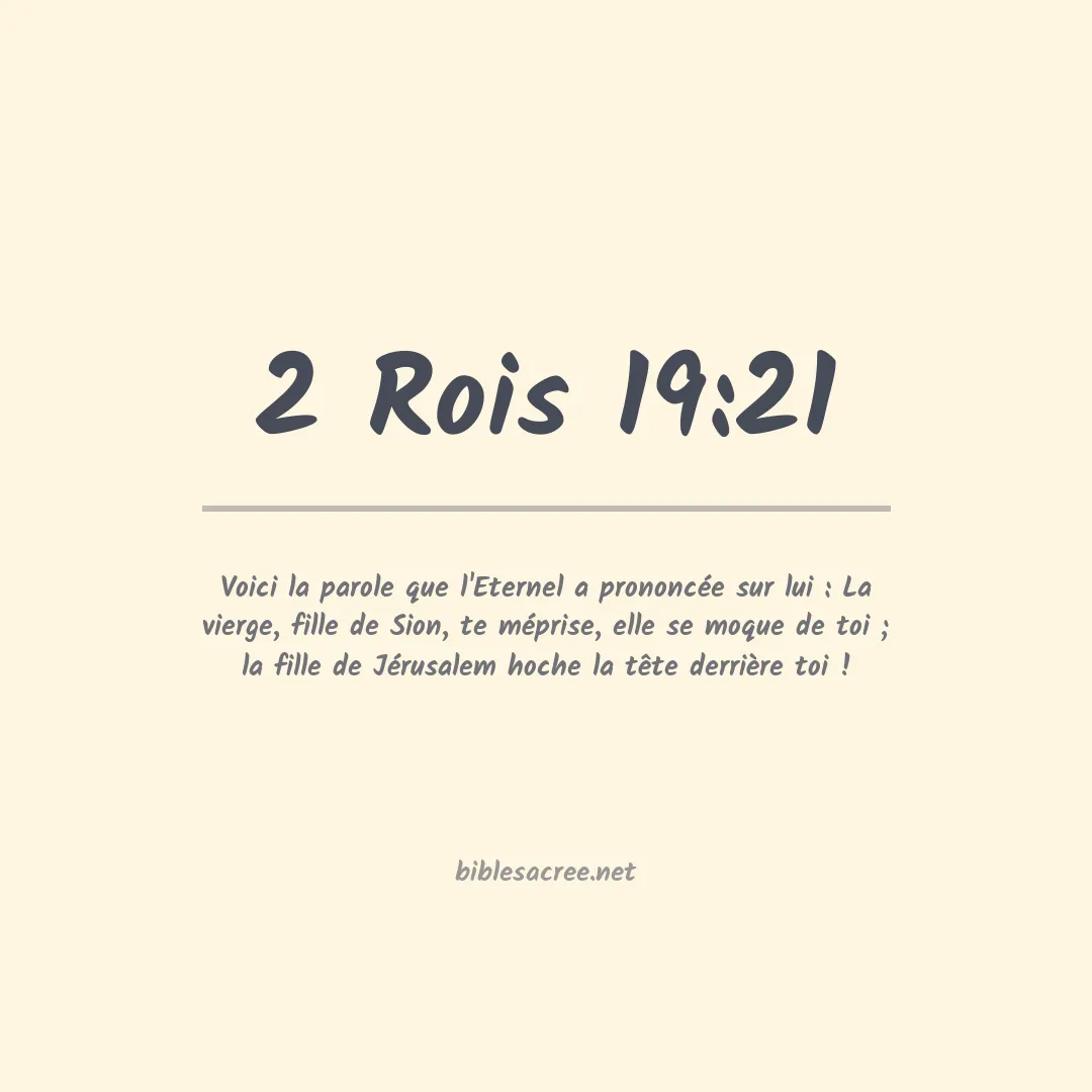 2 Rois - 19:21