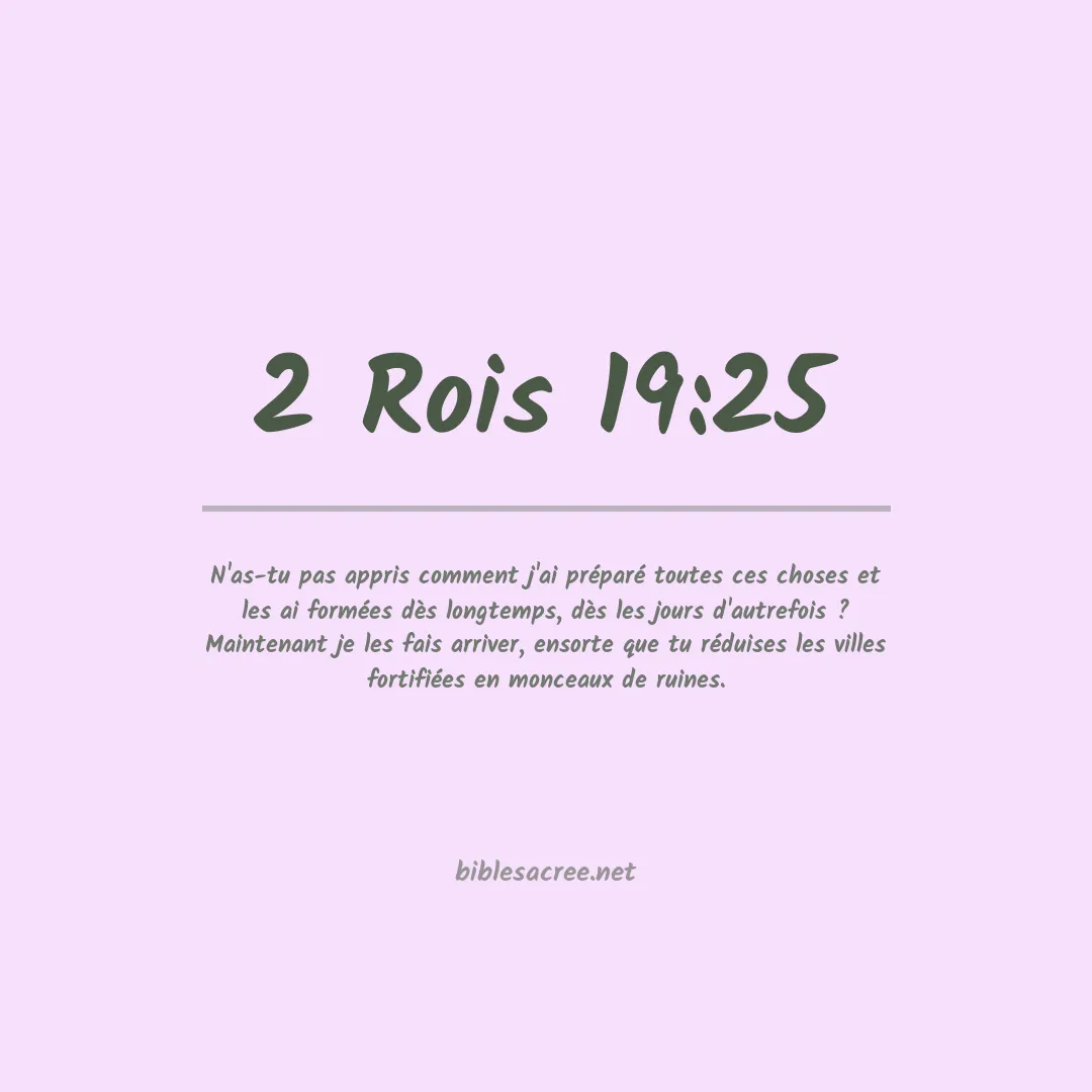 2 Rois - 19:25