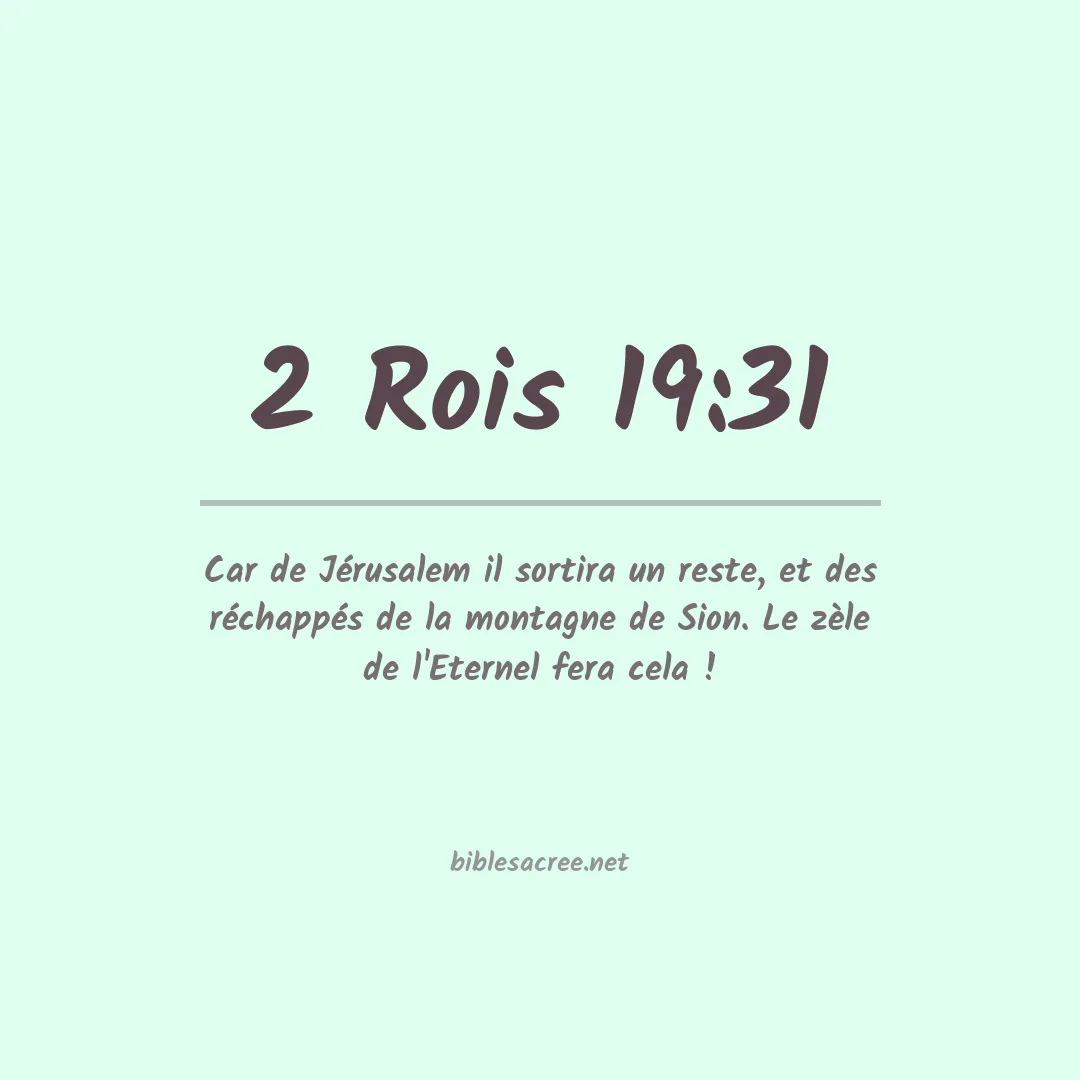 2 Rois - 19:31